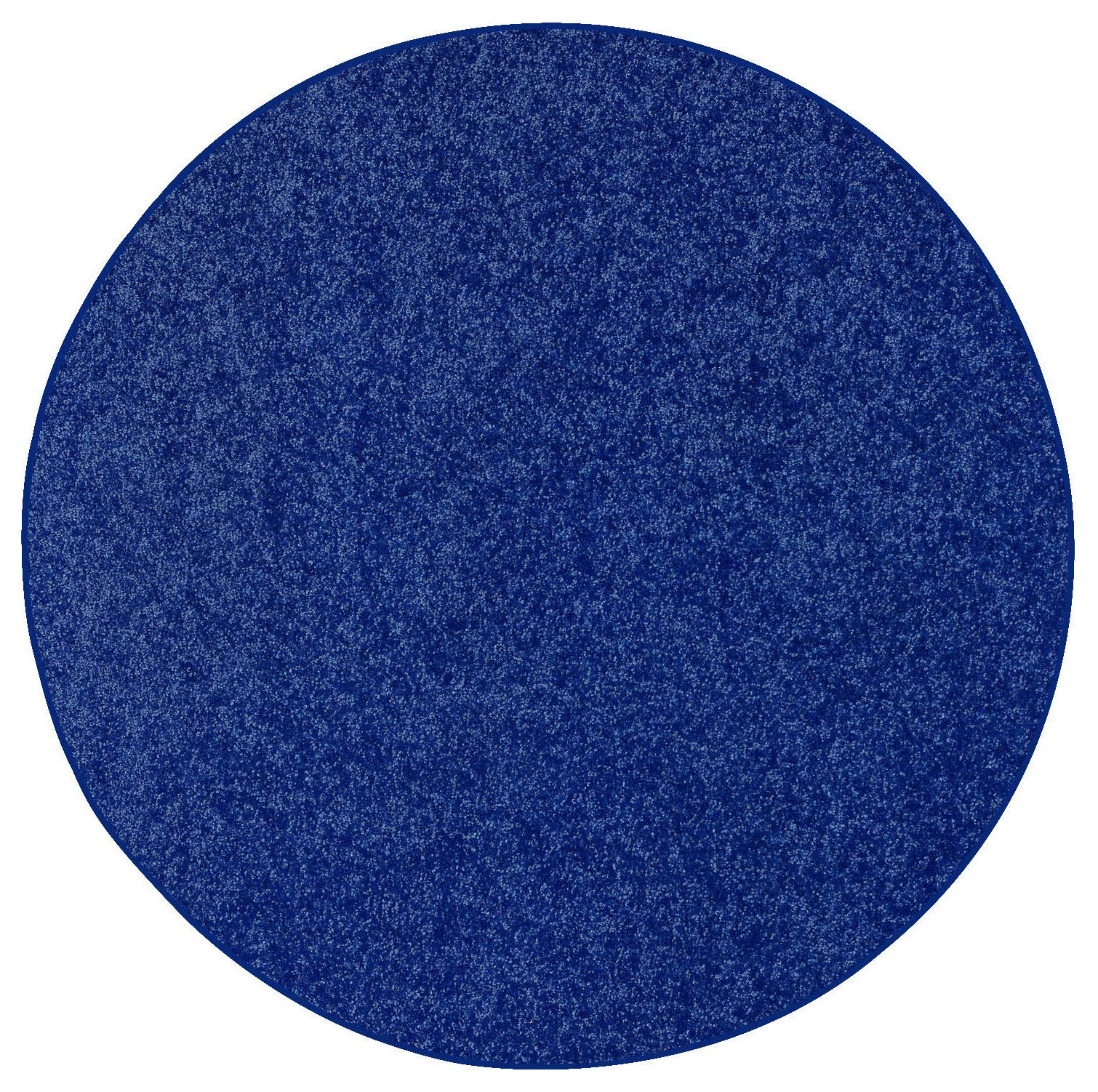 American Bright Solid Color Area Rugs, Neon Blue, 4' Round ...