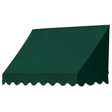 Traditional Awnings in a Box, Forest Green, 4'