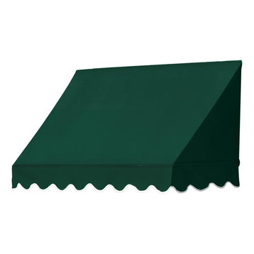 Traditional Awnings in a Box, Forest Green, 4'
