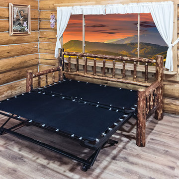 Glacier Country Collection Day Bed w/ Pop Up Trundle