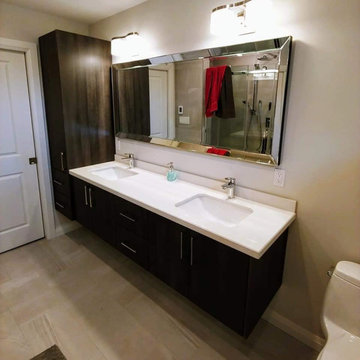 Profile E Cabinets in Chocolate Pear