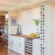Wine fridge cabinet