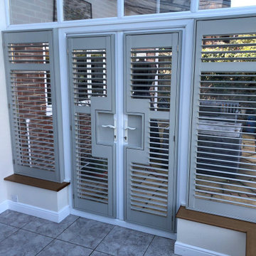 Plantation Shutters for Patio Doors, French Doors and Bifold Doors