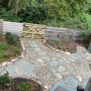 Conservation and rain gardens landscape