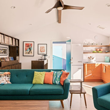 Tropical Modernism - ADU, Backyard remodel and an Addition in Burbank