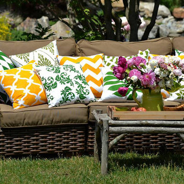 DIY Outdoor Inspiration Using Stencils