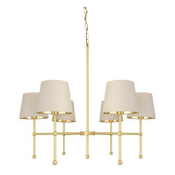 CALIFORNIA SIX-ARM CHANDELIER - Chandeliers