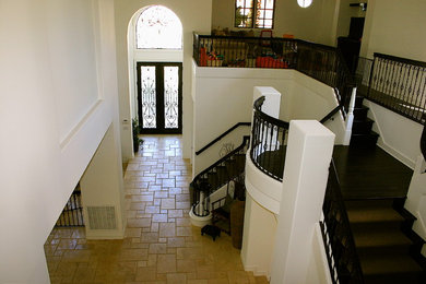 Inspiration for a mediterranean entryway remodel in Los Angeles