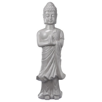 Ceramic Standing Buddha Statue
