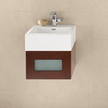 Ronbow Rebecca 18" Wall Mount Bathroom Vanity Set