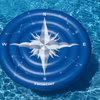 66" Blue and Gray Compass Rose Constellation Island Lounge Pool Float