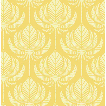 Palmier Yellow Lotus Fan Wallpaper Bolt