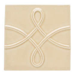 Tuileries Rivoli Decorative Field in Breton Beige - Tile