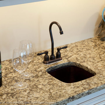 Golden Butterfly Granite Kitchen Countertops by Marble.com