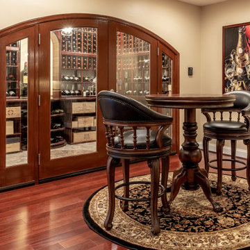 Amazing Basement Remodel, with Irresistible Wine Cellar in Ashburn VA