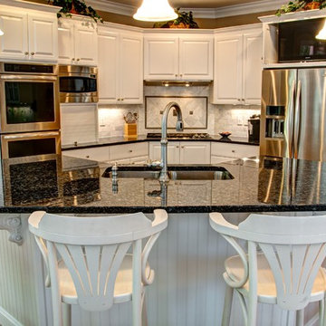 Kitchen refreshed, repainted, updated