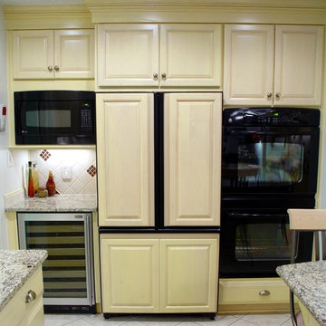 Pale Yellow Kitchen Remodel