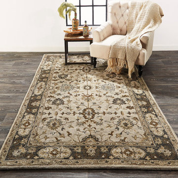Botticino Area Rug - Gray