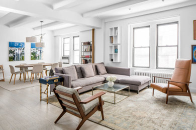 Inspiration for a living room remodel in New York