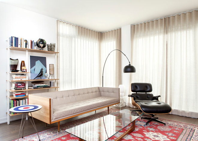 Midcentury Living Room by Kiely Ramos Photography