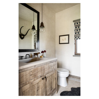 Montana Ranch Residence - Rustic - Powder Room - Other - by Miller ...