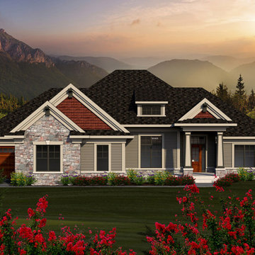 Craftsman Ranch Plan #46614