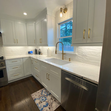 Closed Off Kitchen Turned Open and Spacious Communial Space!