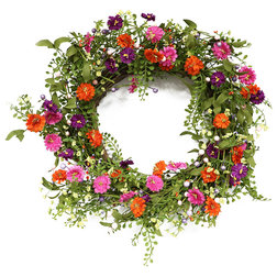 Contemporary Wreaths And Garlands by Puleo International