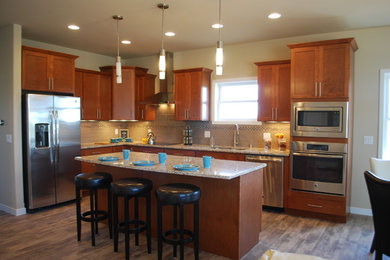 Transitional kitchen photo in Other