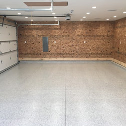 Epoxy Flake Floor Silver Bell - Flooring