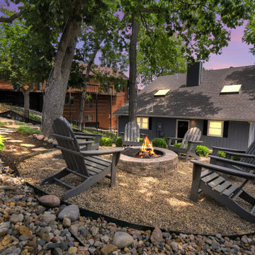 Outdoor Living on a steep hill