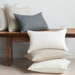 Barn & Willow : Belgian Linen Throw Pillows - Decorative Pillows