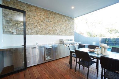 Inspiration for a contemporary home design in Sydney.