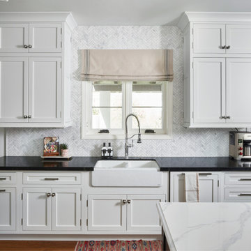 Black Mist Honed Granite Kitchen Countertop