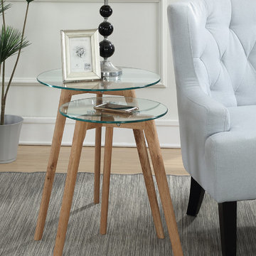 Clearview Nesting Round End Tables