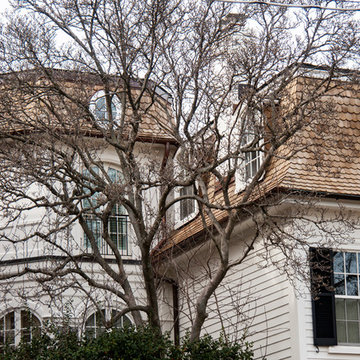 Cedar Shake Shingles with Copper Flashings