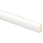 Inteplast Building Products - Polystyrene Shoe Moulding, Set of 5, 9/16"x1/4"x96", Crystal White - Inteplast Crystal White Mouldings are the ideal way for you to add style and beauty to your home. Our mouldings are lightweight and come prefinished making them an easy weekend project. Inteplast Crystal White Mouldings come in a wide variety of profiles that give you the appearance of expensive, hand-finished moulding giving you the perfect accent for your room.