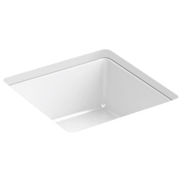 Kohler K-8188 Verticyl 13-1/16" Square Vitreous China Undermount - White