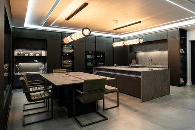 Inspiration for a modern kitchen in Other.