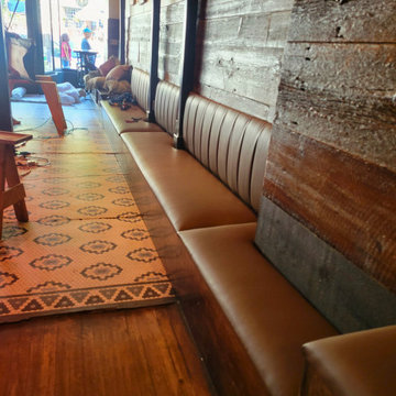 Custom Restaurant Banquette Seating Installation