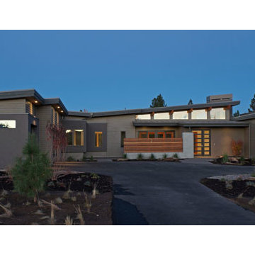 Modern Luxury Ranch House Plan 9772