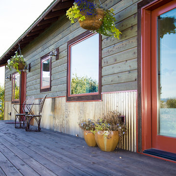 Weathering Steel Corrugated Wainscot