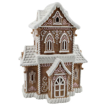 December Diamonds Gingerbread Victorian House With Led