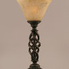 Toltec 61-DG-508 Dark Granite Finish Mini Table Lamp