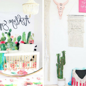 Bold & Bright Baby Girl's Cactus Nursery