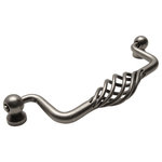 Cosmas - Cosmas 9993-128WN Weathered Nickel Birdcage Cabinet Pull - Manufacturer: Cosmas