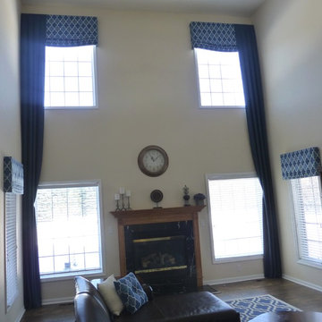 Roman Shade Valances / Drapery