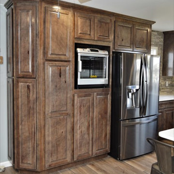 Rensselaer, IN. Haas Signature Collection. Open Farmhouse Kitchen