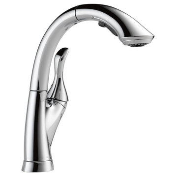Delta 4153-DST Linden Pull-Out Kitchen Faucet - Chrome