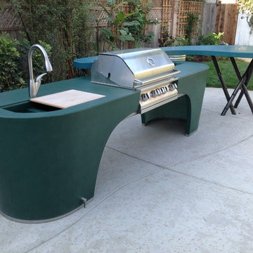 Concrete Island/BBQ surround